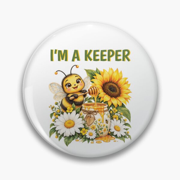 Item preview, Beekeeper I'm a Keeper Bee humor designed and sold by BuxomBabe21.