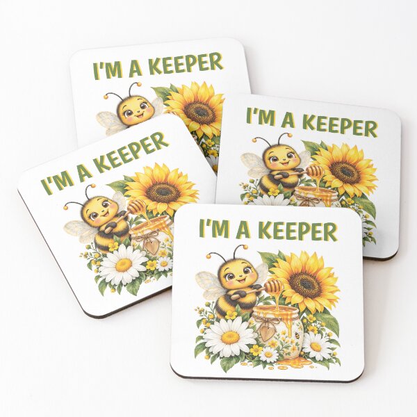 Item preview, Beekeeper I'm a Keeper Bee humor designed and sold by BuxomBabe21.