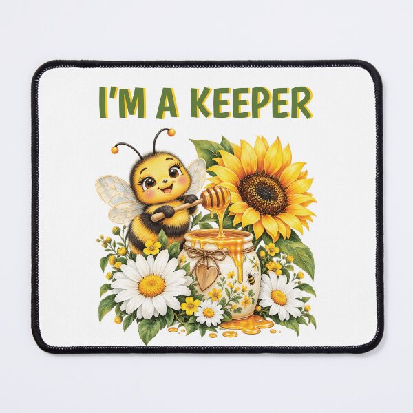 Item preview, Beekeeper I'm a Keeper Bee humor designed and sold by BuxomBabe21.