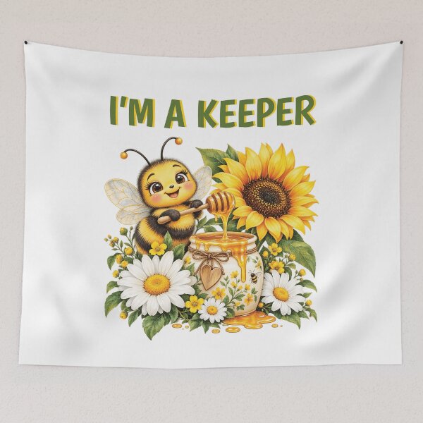 Item preview, Beekeeper I'm a Keeper Bee humor designed and sold by BuxomBabe21.