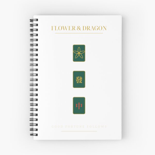 Item preview, Flower and Dragon Mahjong Shirt, Good Fortune Tile Tee Gift designed and sold by thestevebro.