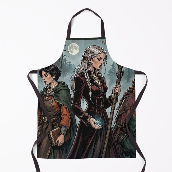 Item preview, Three Witches of the Autumn Wood designed and sold by Roberta Calabrese.