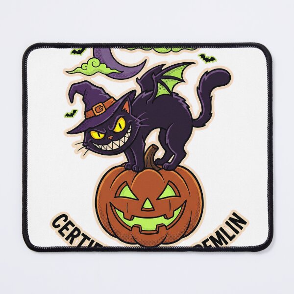 Item preview, Evil Cat Halloween Meme Funny Spooky T-Shirt Design designed and sold by KIDEnia.