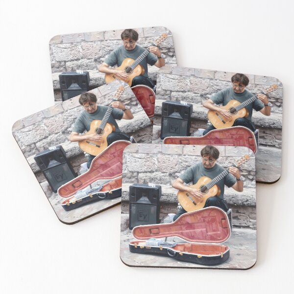 Item preview, Street guitarist playing flamenco in the streets of Volterra. designed and sold by Nifashedji.