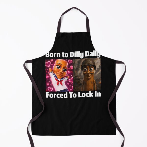 Item preview, Born To Dilly Dally Forced To Lock In Tung Tung Sahur Meme designed and sold by snailslowdance.