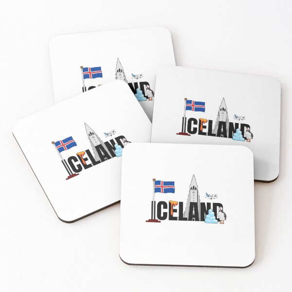 Item preview, Iceland - Iceland Stamp - Funny gifts for Iceland enthusiasts designed and sold by iX-Physio.