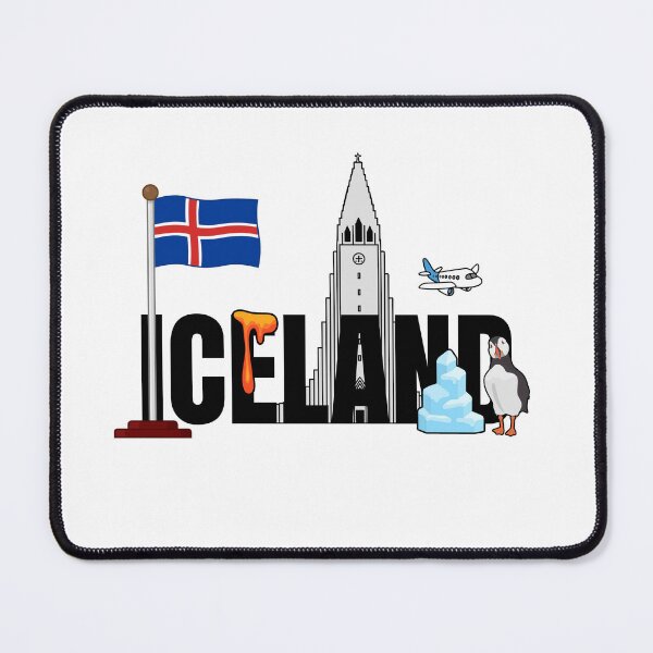 Item preview, Iceland - Iceland Stamp - Funny gifts for Iceland enthusiasts designed and sold by iX-Physio.