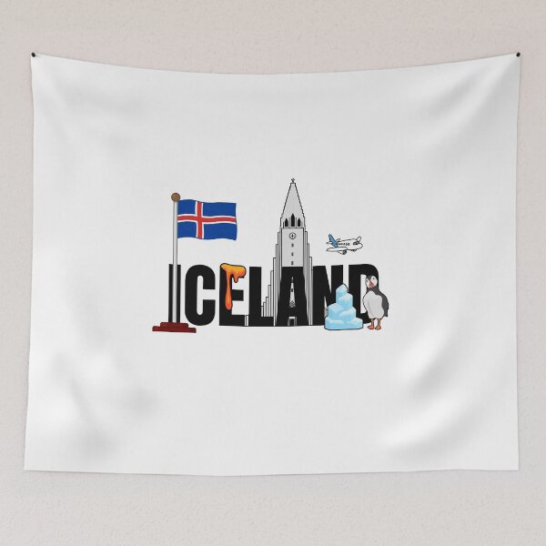 Item preview, Iceland - Iceland Stamp - Funny gifts for Iceland enthusiasts designed and sold by iX-Physio.