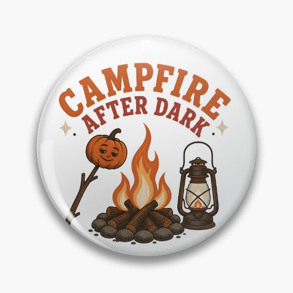 Item preview, Campfire After Dark Spooky Midnight Woods Camping designed and sold by BernoNickel.
