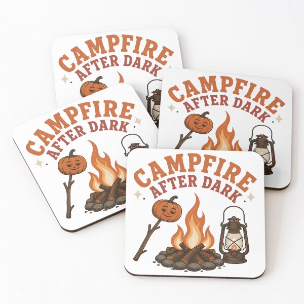 Item preview, Campfire After Dark Spooky Midnight Woods Camping designed and sold by BernoNickel.
