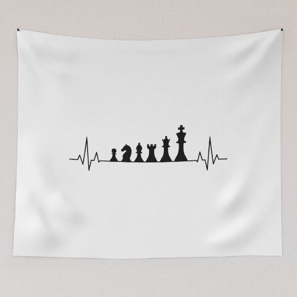 Item preview, Chess Heartbeat Evolution Oversized T-Shirt designed and sold by omar ousalah.