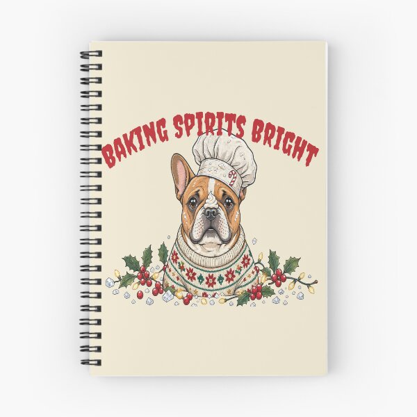 Item preview, Baking Spirits Bright Christmas French Bulldog Cute Holiday designed and sold by CraftyValley.