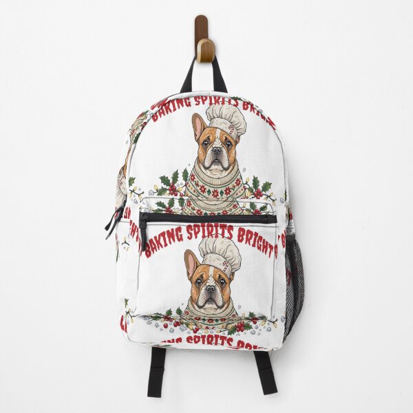Item preview, Baking Spirits Bright Christmas French Bulldog Cute Holiday designed and sold by CraftyValley.