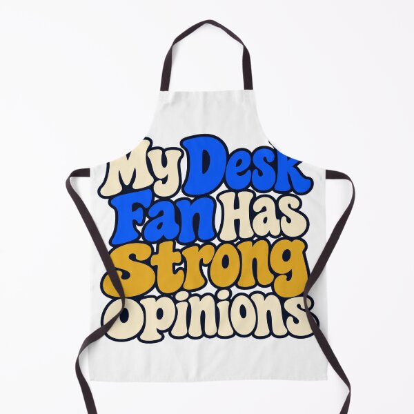 Item preview, Desk Fan Has Strong Opinions Colorful Lettering designed and sold by Bikivuno.