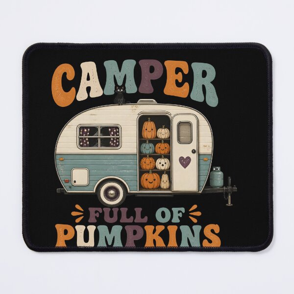 Item preview, Camper Full Of Pumpkins Autumn designed and sold by BernoNickel.