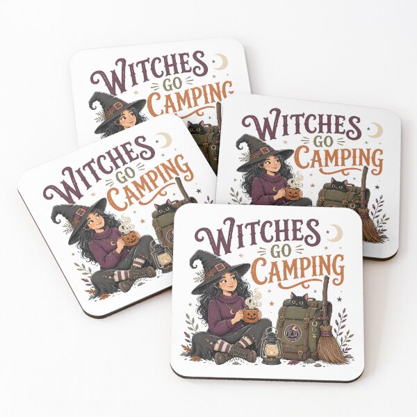 Item preview, Witches Camping Magical Coven Campfire Spooky designed and sold by BernoNickel.