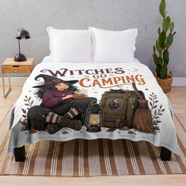Item preview, Witches Camping Magical Coven Campfire Spooky designed and sold by BernoNickel.