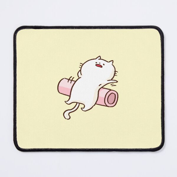 Item preview, Cat Stretching on a Foam Roller designed and sold by Chunu Doodles.