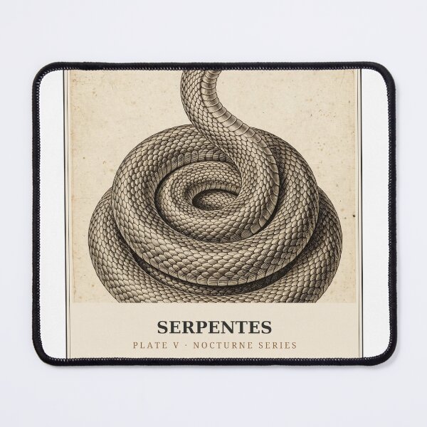 Item preview, Vintage Snake Engraving Shirt, Dark Academia Serpent Tee designed and sold by thestevebro.