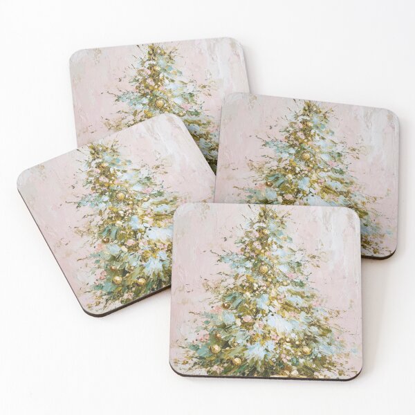 Item preview, Hand painted Christmas Tree card designed and sold by MendaciousMina.