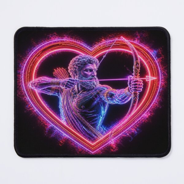 Item preview, Neon Cupid Arrow of Love - Vaporwave Greek Mythology designed and sold by Breezes-of-Ida.