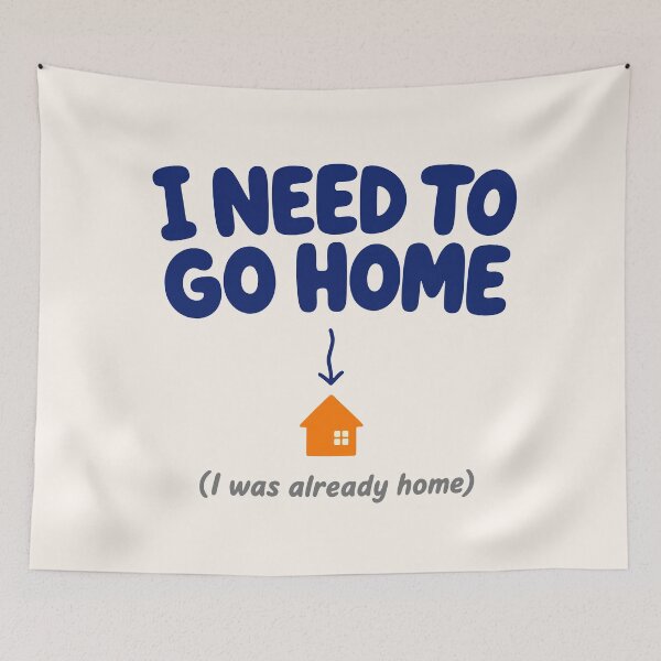 Item preview, I Need To Go Home Introvert Humor designed and sold by fadilow.