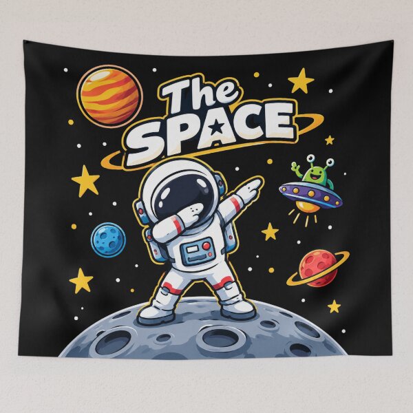 Item preview, Cute Astronaut Space Adventure Cartoon designed and sold by Zenith-Co.