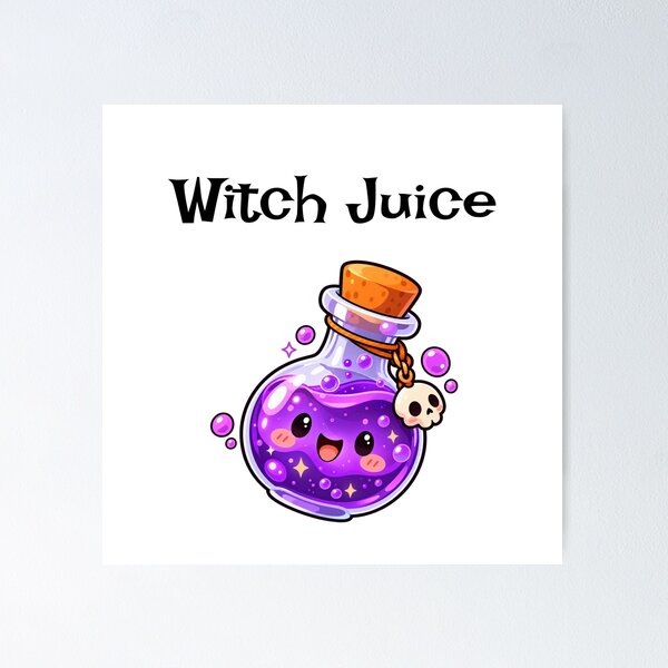 Item preview, Cute Halloween Witch Juice Potion designed and sold by t-patterns.