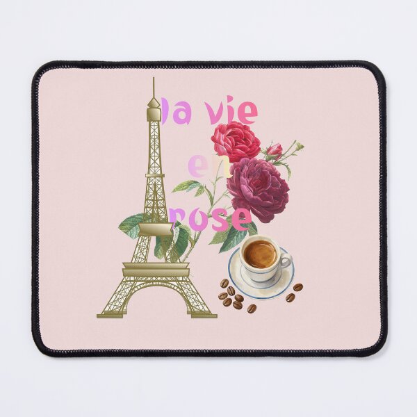 Item preview, la vie en rose vintage Paris aesthetic typography designed and sold by stileepensieri.