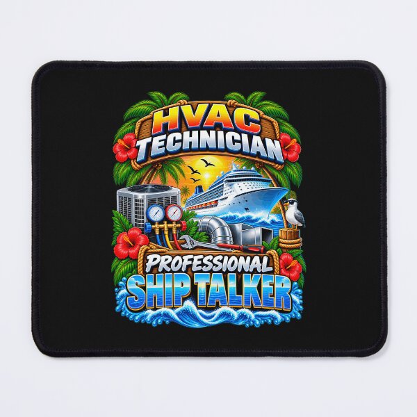 Item preview, HVAC Technician Professional Ship Talker Cruise Vacation designed and sold by fungear.