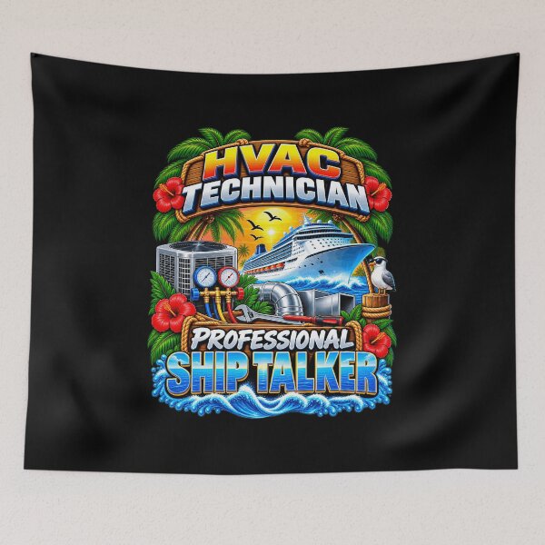 Item preview, HVAC Technician  Professional Ship Talker Cruise Vacation designed and sold by fungear.
