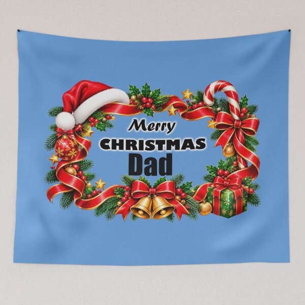 Item preview, Merry Christmas Dad Family Holiday Celebration Design designed and sold by annenambiro.