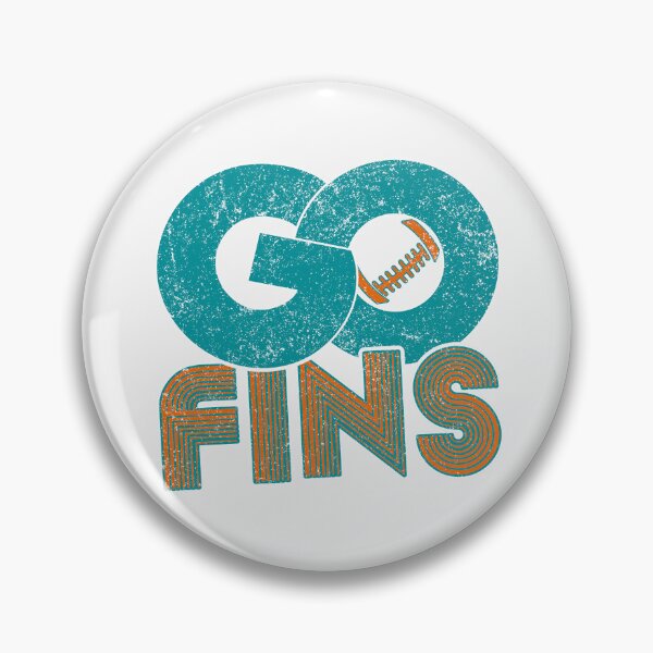 Item preview, Vintage Go Fins Distressed Dolphins Sports Team Spirit designed and sold by RockTheFeal.