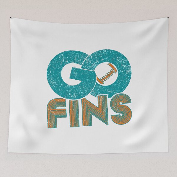 Item preview, Vintage Go Fins Distressed Dolphins Sports Team Spirit designed and sold by RockTheFeal.