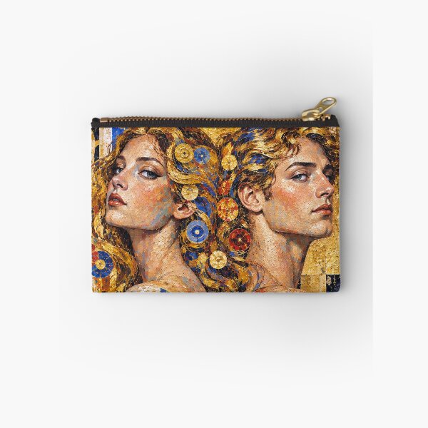 Item preview, Gemini Zodiac Painting – Twin Souls designed and sold by GalleryKauffeld.