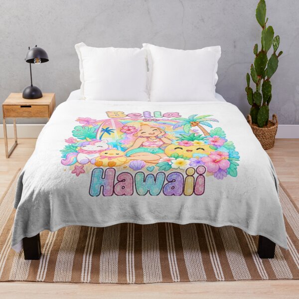 Item preview, Bella Name Gift Rainbow Kawaii Hawaii Pastel Summer designed and sold by TheChalkyFox.