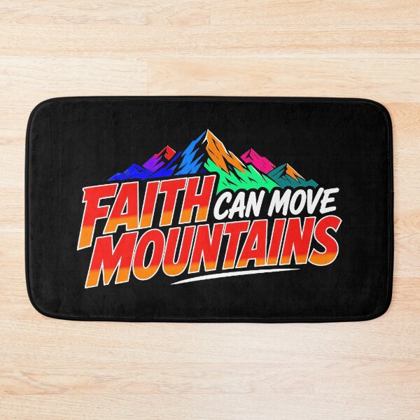 Item preview, Matthew 17:20 Faith Can Move Mountains designed and sold by plushism.