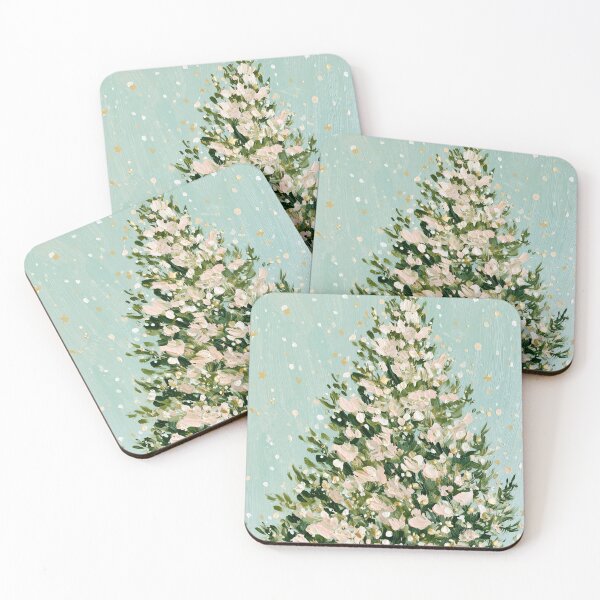 Item preview, Hand painted Christmas Tree card designed and sold by MendaciousMina.