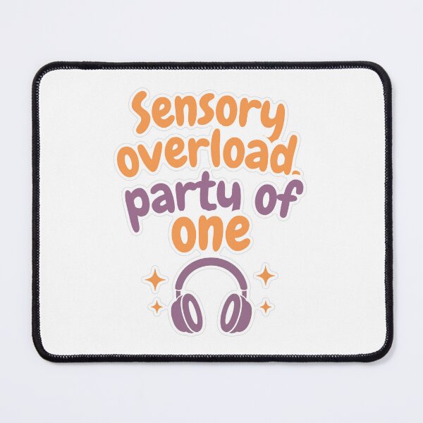 Item preview, Sensory Overload Party Of One Pastel Sticker designed and sold by MindfulMischief.