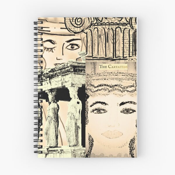 Item preview, The Caryatids Collage designed and sold by Sosanni V. - The Atelier.