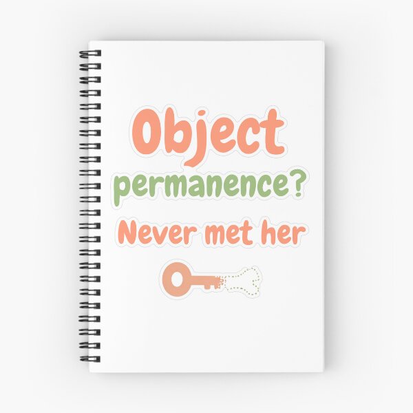 Item preview, Object Permanence Never Met Her Pastel Sticker designed and sold by MindfulMischief.