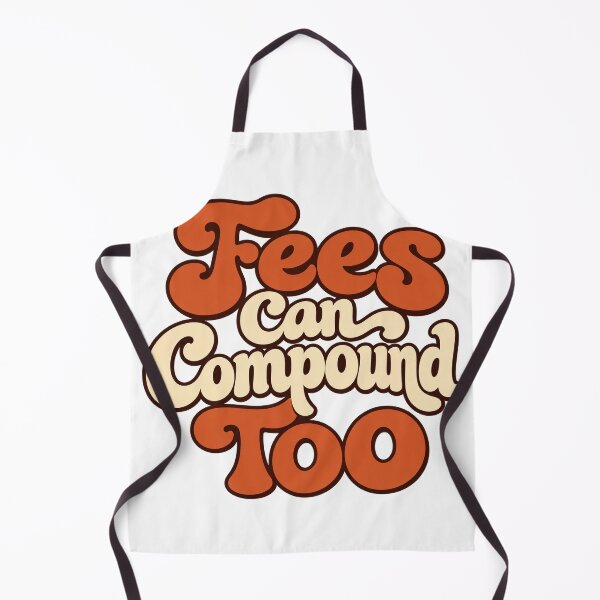Item preview, Fees Can Compound Too Retro Finance Lettering designed and sold by Bikivuno.
