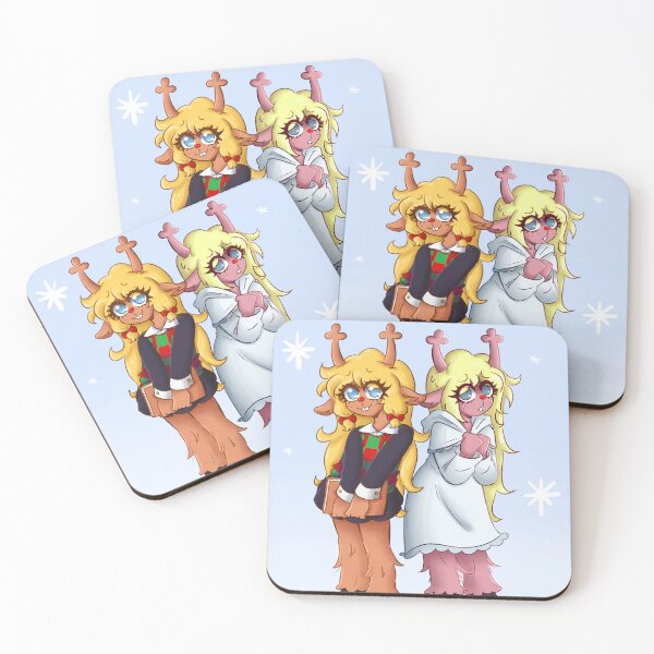 Item preview, Noelle Deer girl Poster/Sticker designed and sold by scaredycatoxo.
