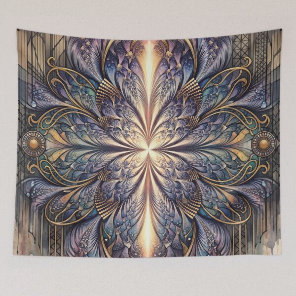 Item preview, Art Deco Gilded Kaleidoscopic Ornament designed and sold by Frackxion.