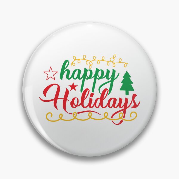 Item preview, Happy Holidays Christmas Quote Festive Holiday Vibes designed and sold by FuzionRaptor.