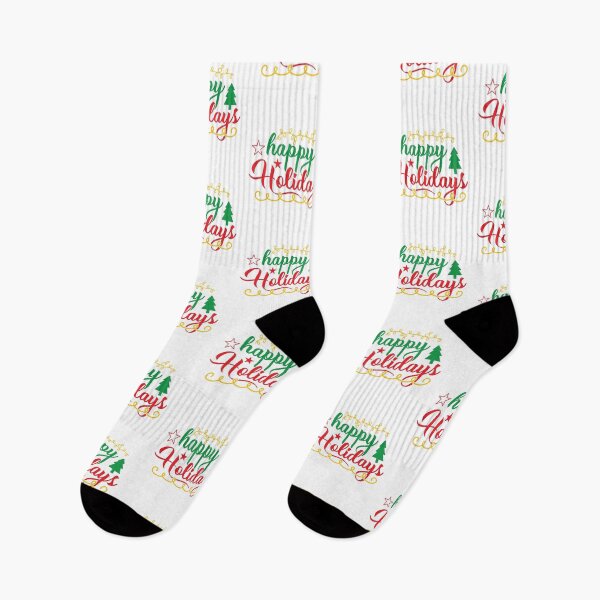 Item preview, Happy Holidays Christmas Quote Festive Holiday Vibes designed and sold by FuzionRaptor.