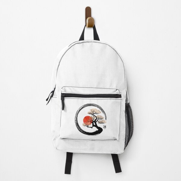 Item preview, Enso Circle And Bonsai Tree On Canvas designed and sold by MissionOne.