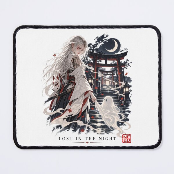 Item preview, Lost in the Night – Kitsune Mask Samurai designed and sold by Neo Edo Studio.