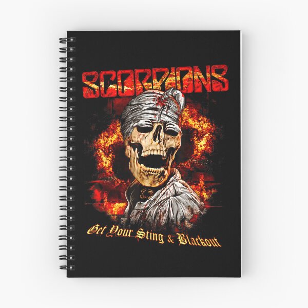 Item preview, Scorpions Blackout Skull Horror Graphic Design designed and sold by Claytonhuffos.