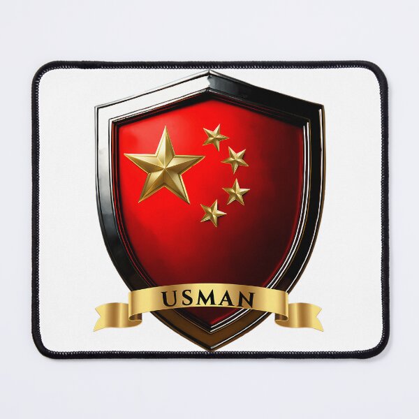 Item preview, Usman Chinese Heritage Crest Shield designed and sold by cathryn-keim.